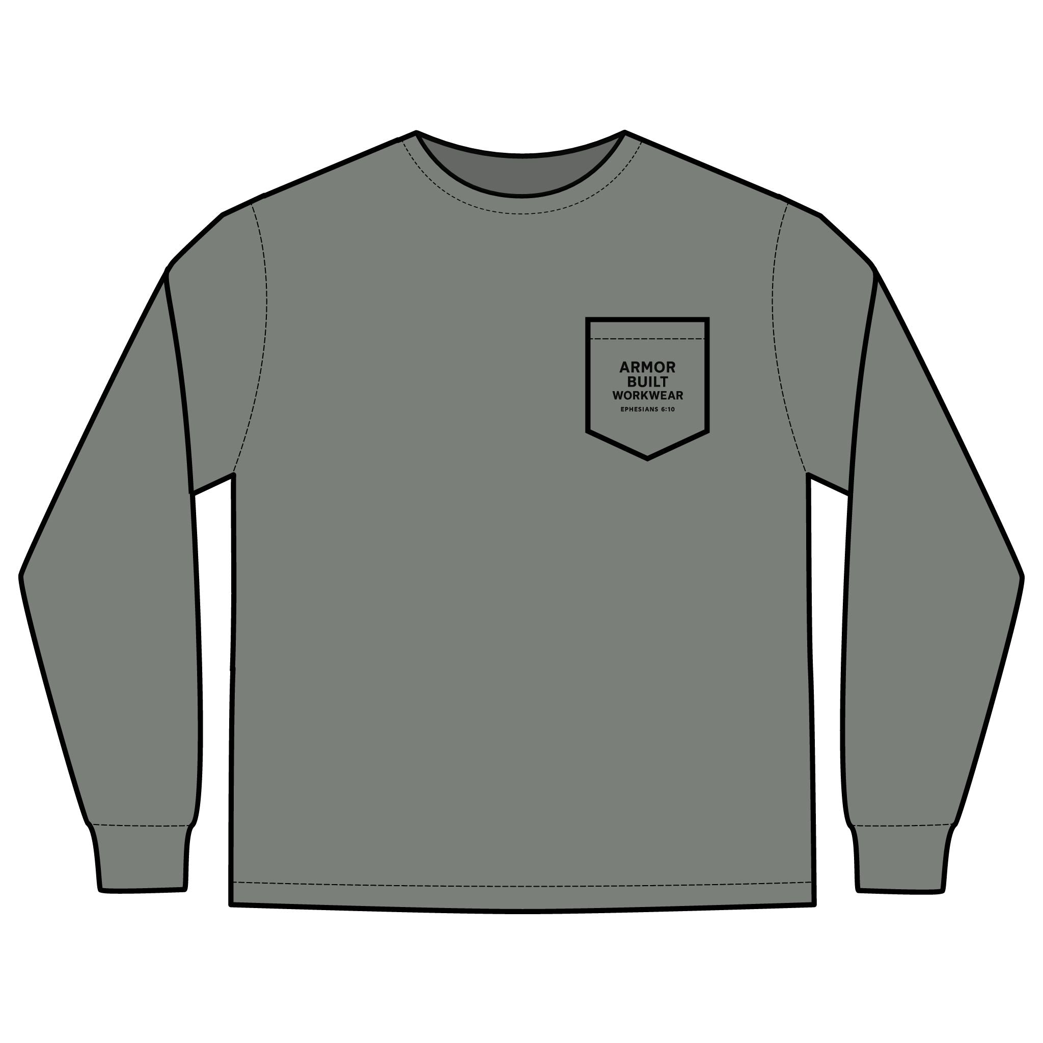 Armor Built Long Sleeve Pocket Tee
