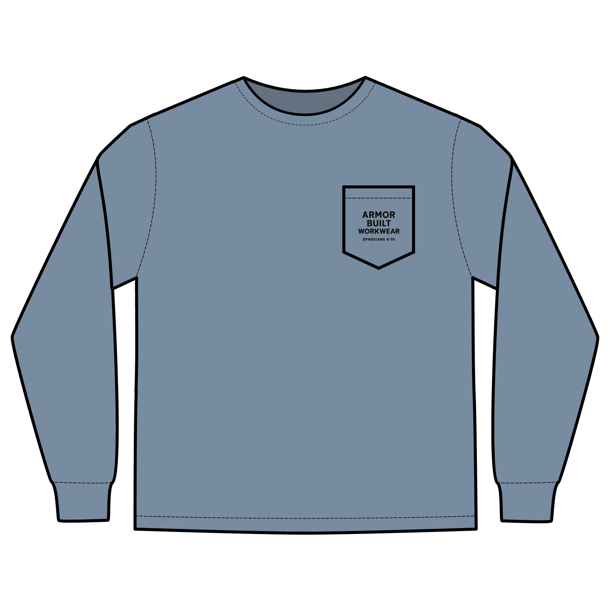 Armor Built Long Sleeve Pocket Tee