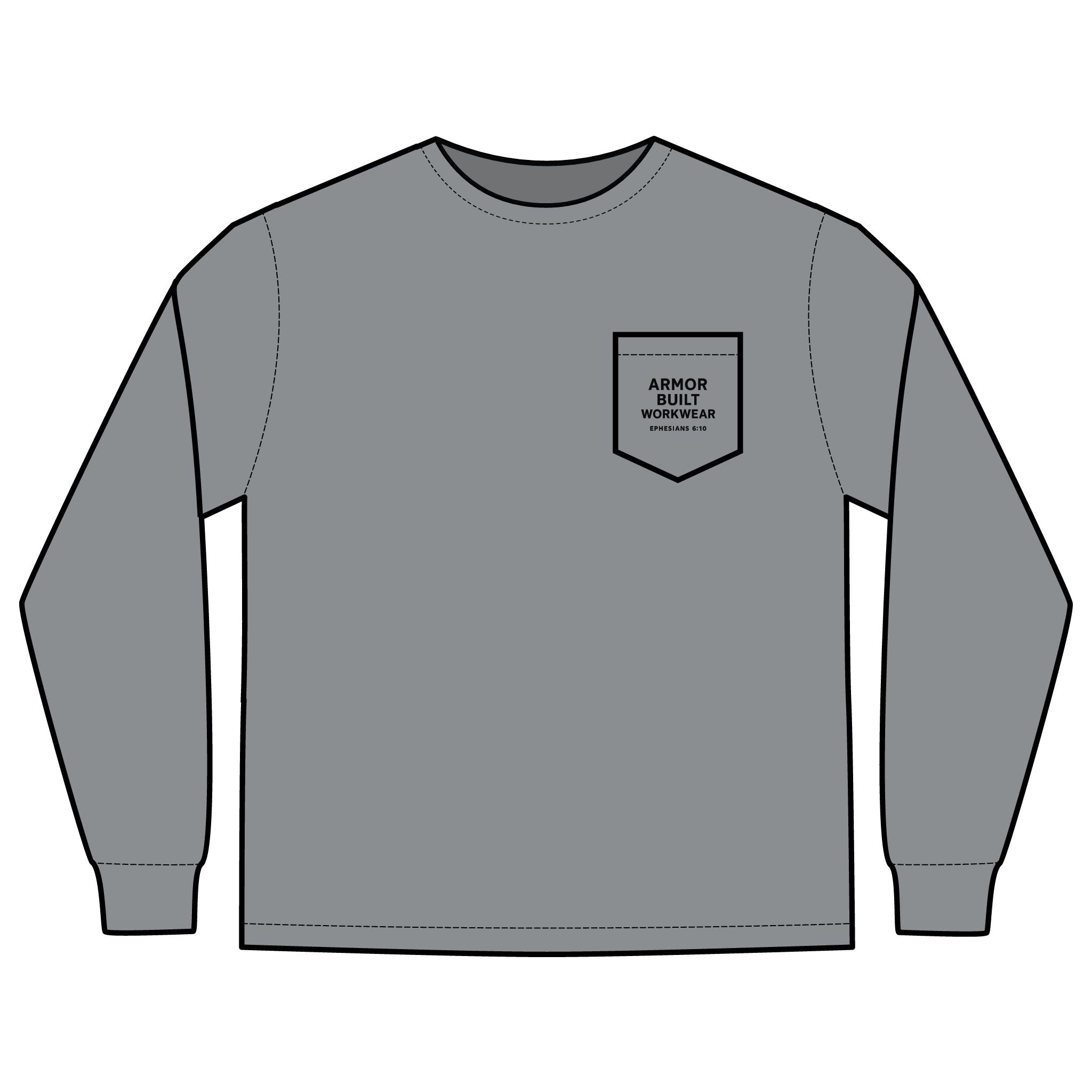 Armor Built Long Sleeve Pocket Tee