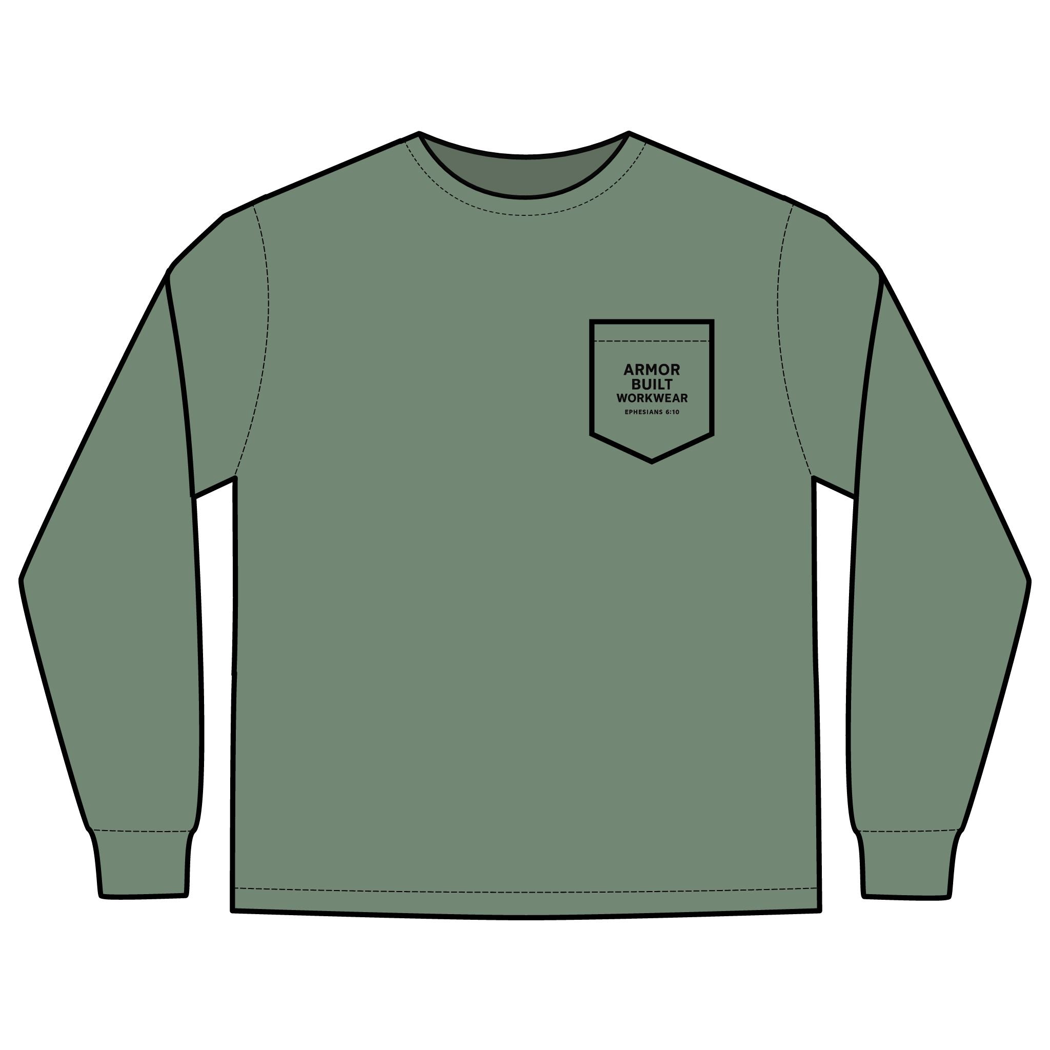 Armor Built Long Sleeve Pocket Tee