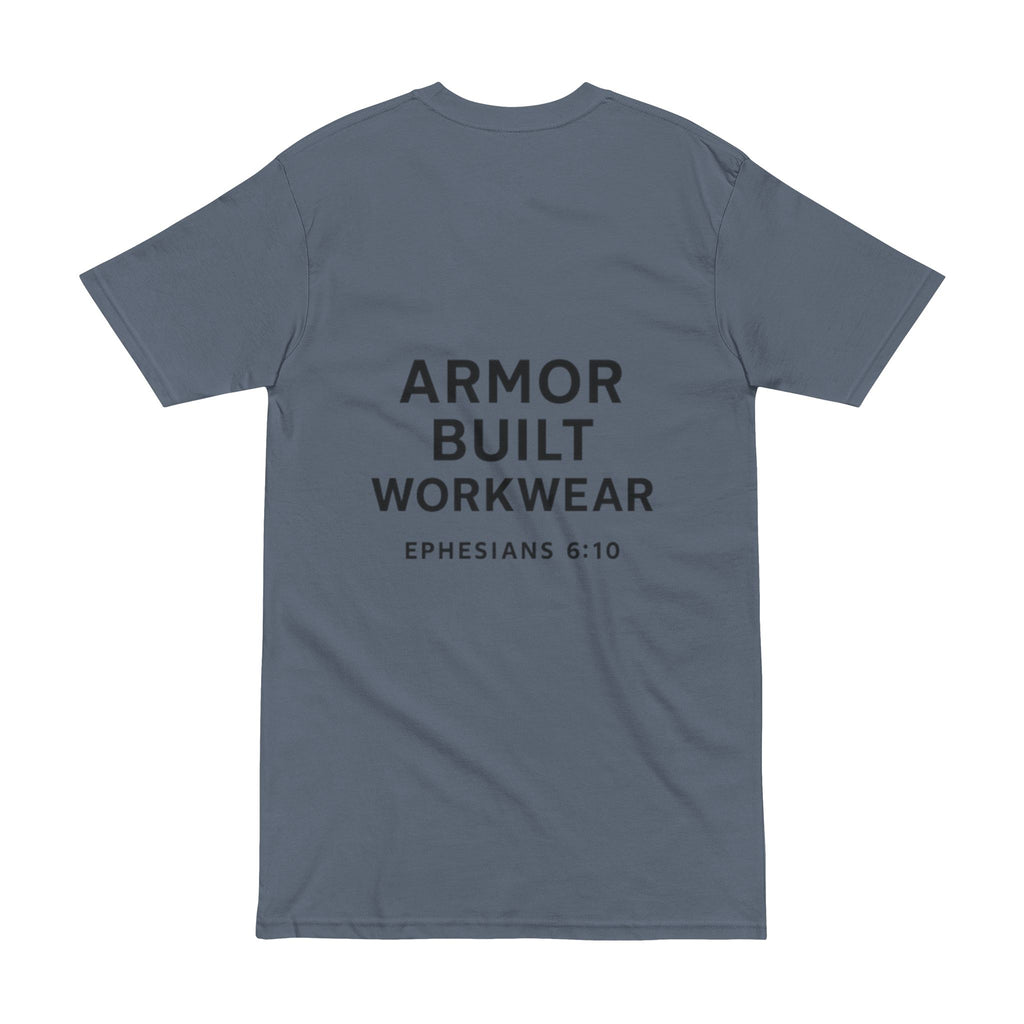 Armor Built Workwear Tee — "Armor Built" Ephesians 6:10 Christian T‑Shirt